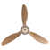 52" Ceiling Fan - Tri-Color Temperature Inverter With Remote Control