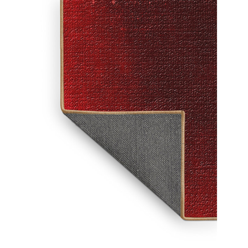 Tapis de noël zone rouge, Rectangle 2 pi x 4 pi