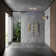 LED Thermostatic Shower Faucet Dual Showerheads with Bluetooth Music