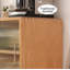Buffet en chêne et en verre de style scandinave