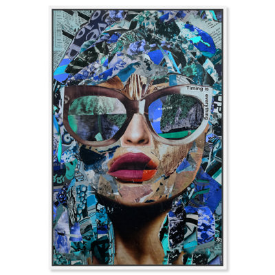 " Timing Is Everything Blue " by Oliver Gal