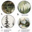 Crivello - Paysages d'art rond en métal-109695307