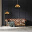 19cm H Glass Empire Pendant Shade ( No Direct Attachment Method ) in Gold