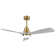 Lahrizi Adjustable Color Temperature 3 Height LED Ceiling Fan Light