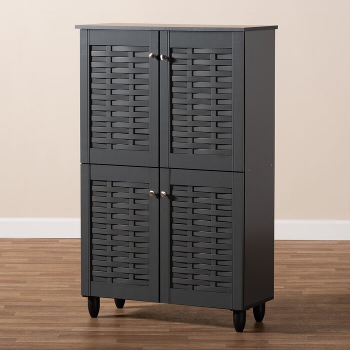 Blue Elephant Entryway 18 Pair Shoe Storage Cabinet & Reviews | Wayfair ...