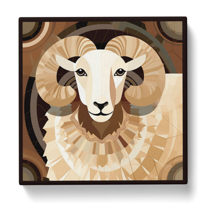 Sheep - Wrapped Canvas - Framed Print