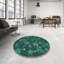 Vert géométrique/Tapis décoratif blanc Richeson-1844914580