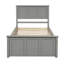 Lit plateforme avec lit gigogne simple, structure de taille simple-1189759467