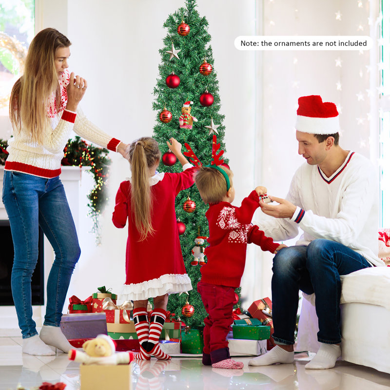 Arbre de Noël illuminé pin artificiel, 6 pi