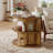 Set Of 2 Half Round Side Table
