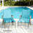 Lounge Chair Cushion Set,Foldable Lounge Cushion Set Of 2