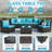 7-Piece Patio Conversation Sets, Outdoor Rattan Wicker Sectional Sofa with Tea Table & Cushions-765337426