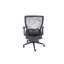 Chaise de bureau ergonomique à dossier en filet Mia avec accoudoirs et soutien lombaire réglables-413999798-414007247
