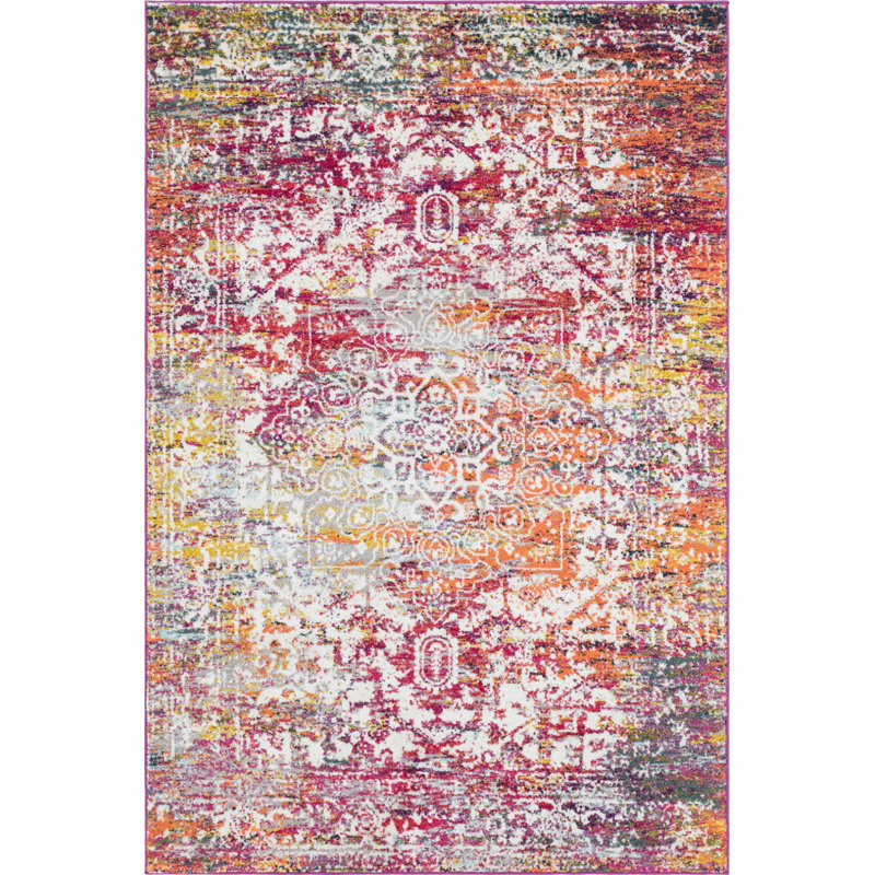 Robinne Oriental Indoor Rug, Rectangle 6'1" x 9'