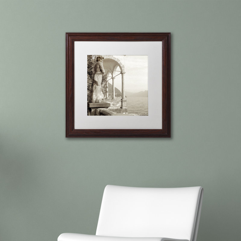 Alan Blaustein, «Giardini Italiano IV», reproduction de photo encadrée, H 16 po x l 16 po x P 0,5 po, Toile avec cadre brun