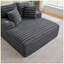 Méridienne surdimensionnée avec coussins, canapé-lit moelleux confortable, lit simple, sans assemblage-133671298