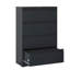 Classeur en métal noir verrouillable pour le bureau, compatible avec format A4 / F4-817376254