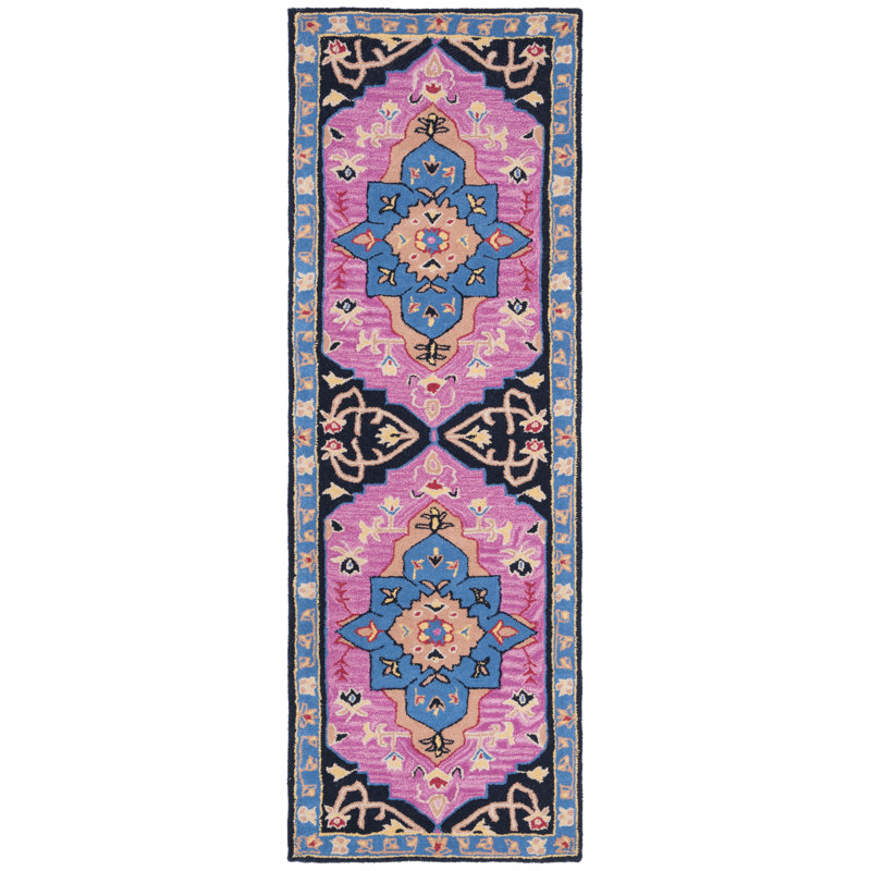 Blokzijl Hand Tufted Wool Oriental Rug, Runner 2'3" x 7'