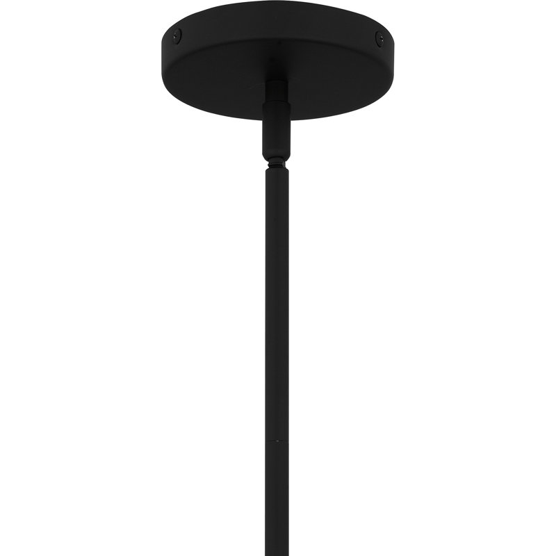 Luminaire suspendu 1 lumière Ayriana, Noir mat