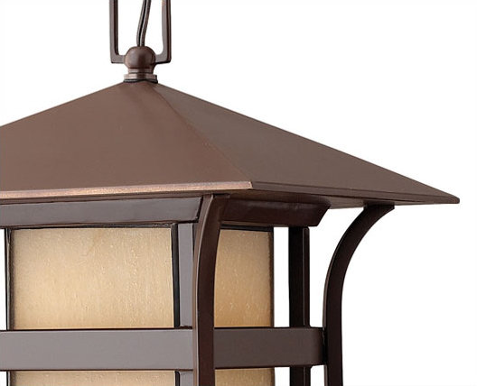 Harbor 1-Light Outdoor Hanging Lantern, Anchor Bronze