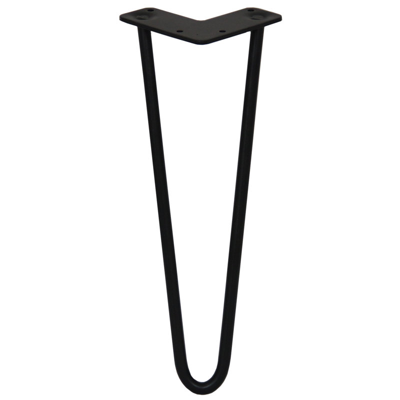 Klimek Table Leg, Black, 35.56cm H x 11cm W x 8cm D