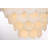 Charlotte 36 inch Alabaster Chandelier in Chrome-687130308