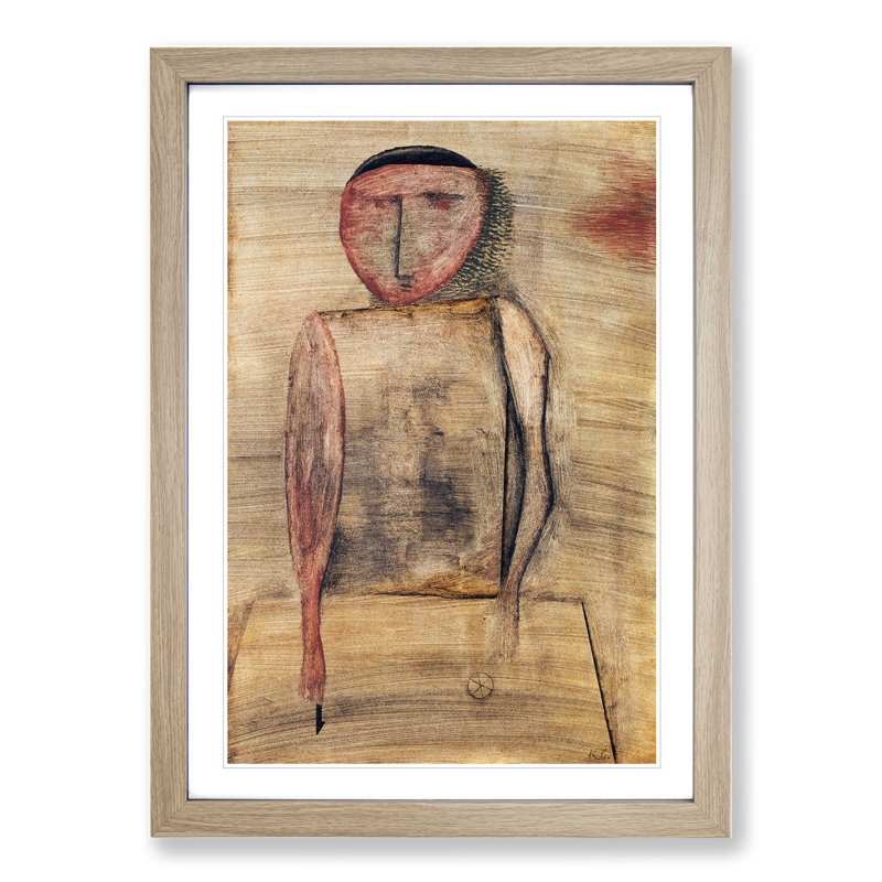 Doctor by Paul Klee - Picture Frame Painting, Oak Framed, 65cm H x 48cm W x 2cm D
