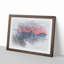Mountain Ridge Sunset in Abstract - Picture Frame Graphic Art Print-55731354-55731357