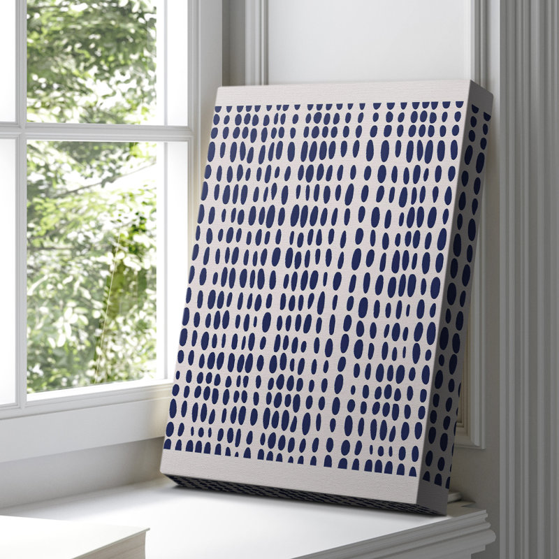 Toile tendue abstraite avec châssis CDL III, H 18 po x l 12 po