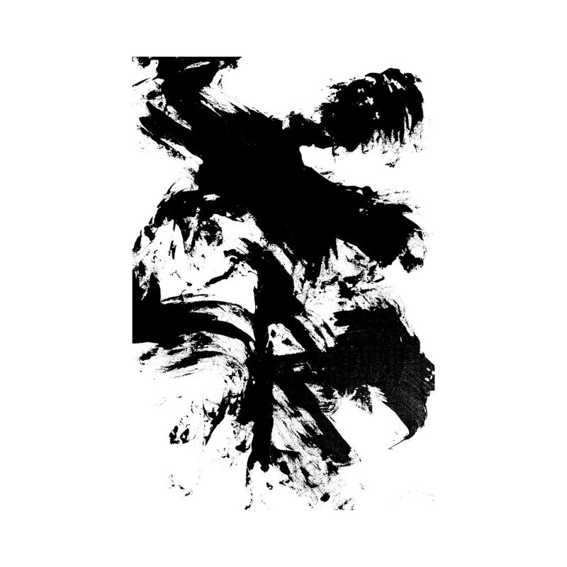 Expressive Abstract III, 20.32 cm H x 30.48 cm W