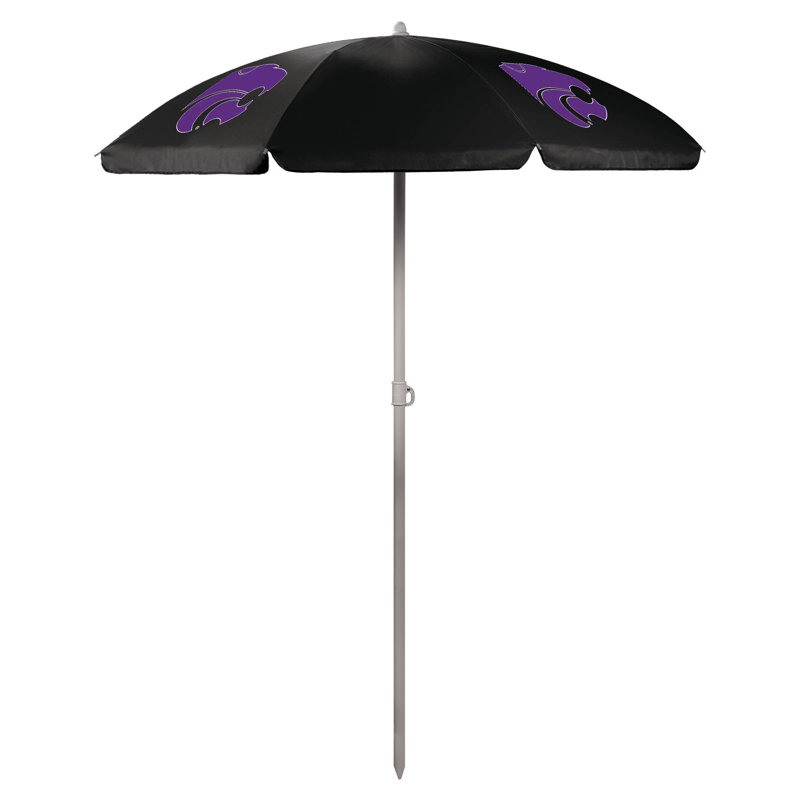 Parasol de plage 5,5 pi Ncaa, Noir, Kansas State