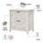 Ozro 54" W Computer Desk and 3-Drawer Lateral File Cabinet -1789215148