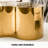 Modern Gold Stainless Coffee Table, Large Cloud Fashion Design，No Installation-1178284254