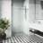 Cass 56-60" W x 76" H Sliding Frameless Shower Door with 3/8" Clear Glass-55865504