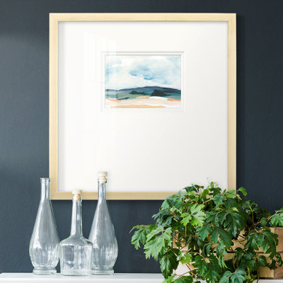 «Dubey Pastel Vista II», reproduction d'art encadrée