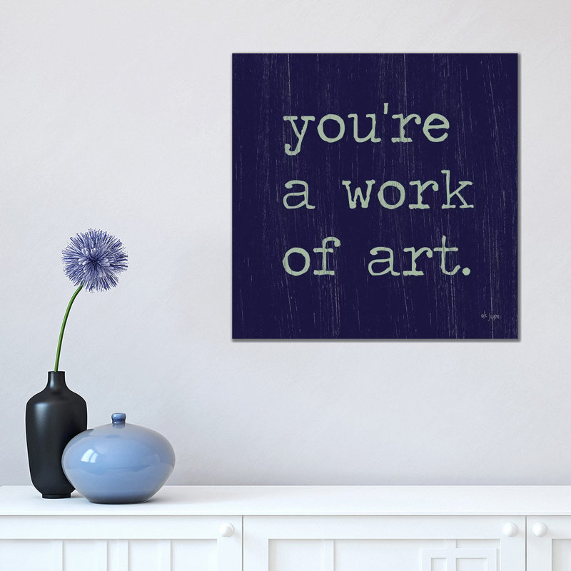 Work Of Ar 1 Piece Wrapped Canvas Wall Art, 45.72 cm H x 45.72cm W