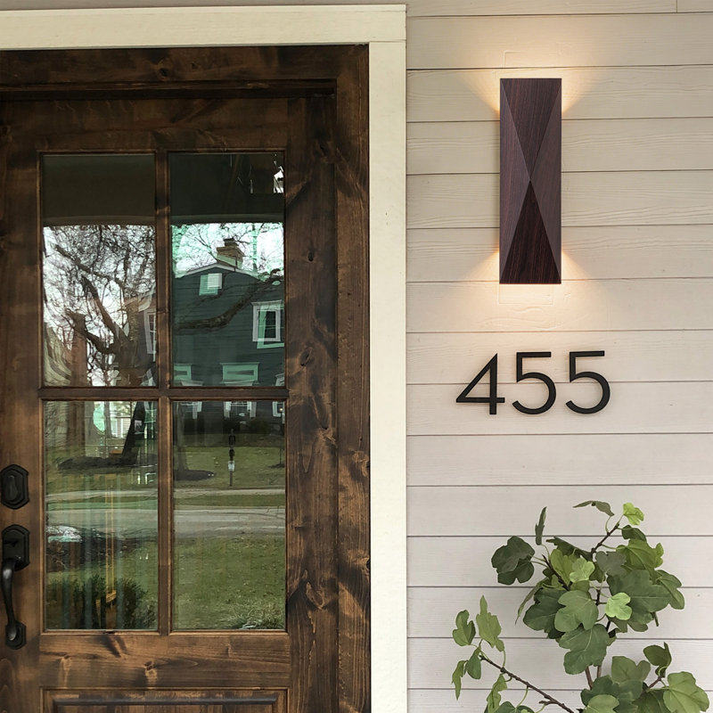 Dimmable Up And Down LED Outdoor Wall Sconce