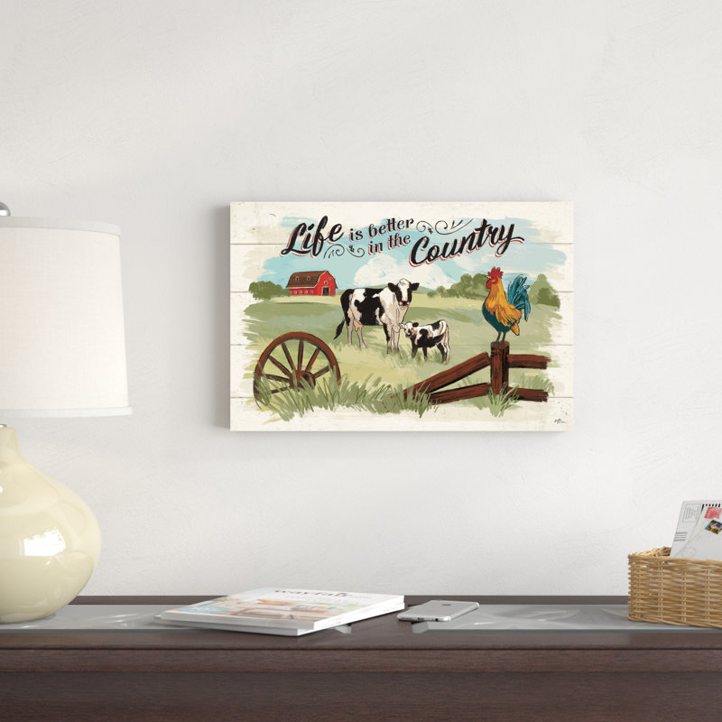 " Farm Life I ", 12" H x 18" W