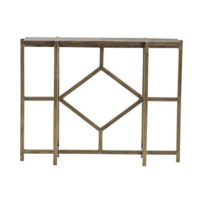 Knopf 42'' Solid Wood Top Console Table