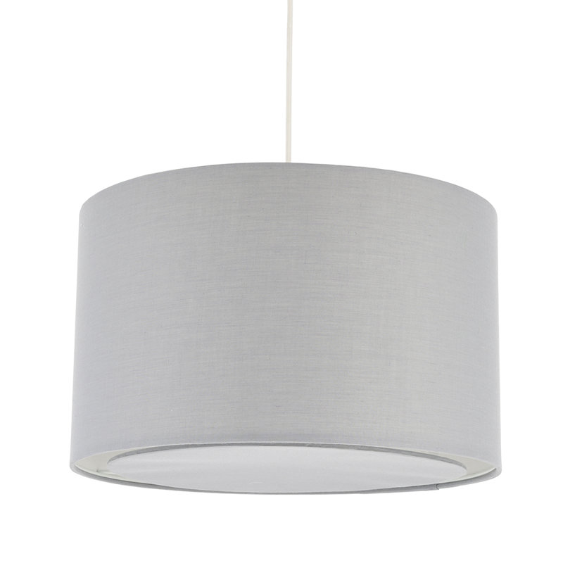 Bosco 24cm H Cotton Drum Pendant Shade ( Spider )