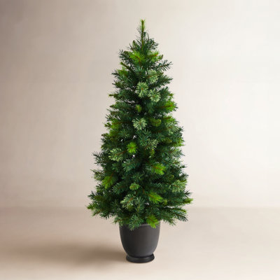 54' Lighted Artificial Pine Christmas Tree