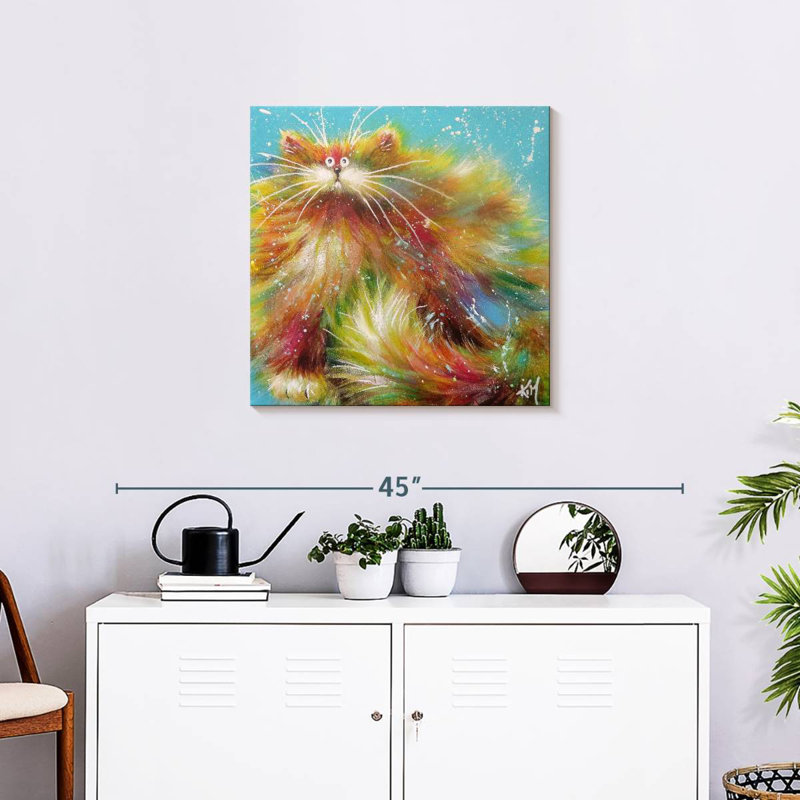 Brampt Kitty Calypso, 24" H x 24" W