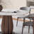 Sintered stone round dining table set-106798617