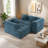 2 - Piece Upholstered Sectional With Pillows, No Assembly Required Free Combination Sofa-1666000302