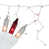 Rouge / transparent est en rupture de stock