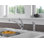 Foundations Single-Handle Kitchen Sink Faucet with Side Sprayer, 4-Hole Kitchen Faucet