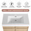 36" Single Bathroom Vanity with Resin Top