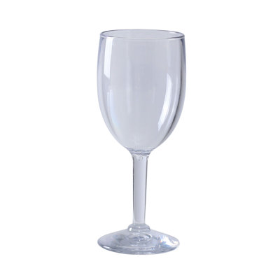 Yanco Stemware Glass 8 Oz. Wine Glass In Clear