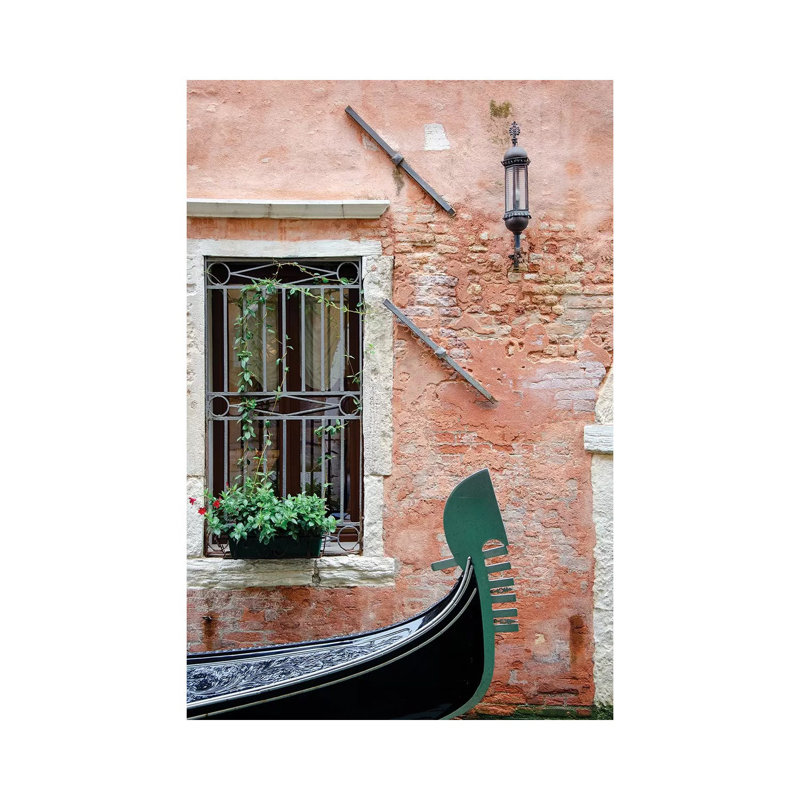 Passing Gondola by Laura DeNardo - Wrapped Canvas Print, 20.32 cm H x 30.48 cm W