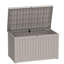 Coffre de terrasse verrouillable 230 gallons, rangement extérieur en résine toutes saisons avec couvercle à fermeture en douceur, siège supplémentaire pour patio et jardin-126754860-131093701